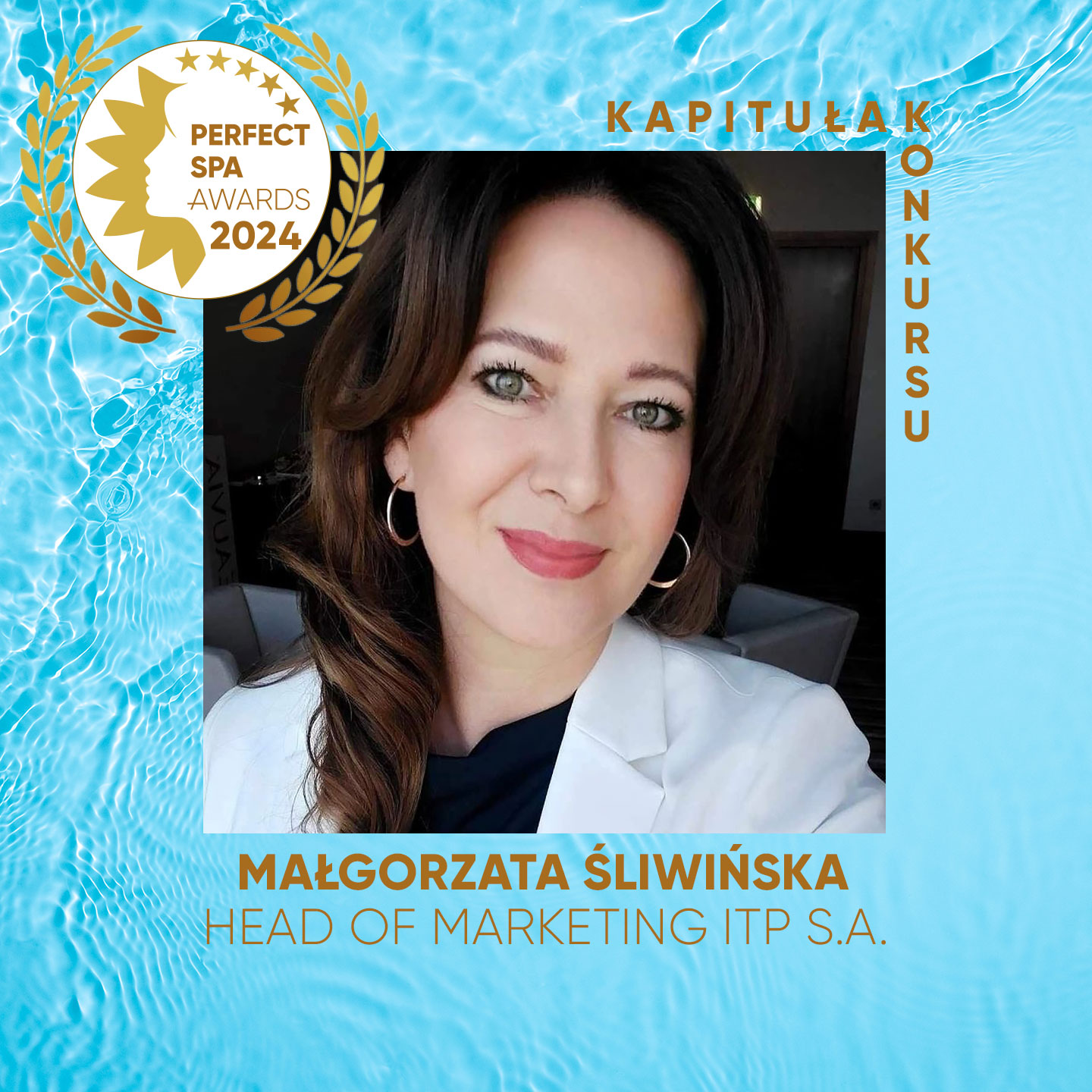 Małgorzata Śliwińska jurorem konkursu Perfect SPA Awards 2024 Kapituła Konkursu - Małgorzata Śliwińska