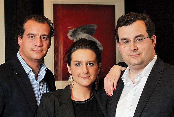 Rodzina Mańskowskich: od lewej Nicolas Mańkowski, Helena Mańkowska, Krzysztof Mańkowski Na zdjęciu od lewej: Nicolas Mańkowski, Helena Mańkowska, Krzysztof Mańkowski